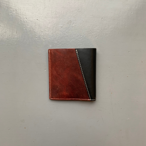 Soruka Recycled Leather 'Eli' Wallet - Blue/Black/Red