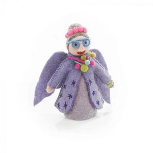 Funky Fairy Godmother Christmas Tree Topper - Purple