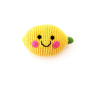 Hand-Crocheted Lemon Rattle