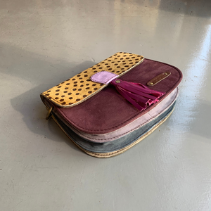 Soruka Recycled Suede 'Lena' Bag - Purple, Spot