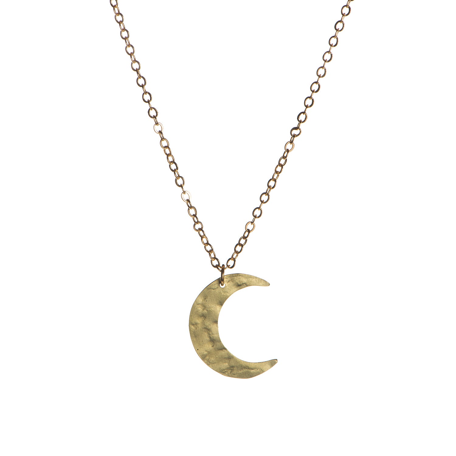 Just Trade Brass Luna Moon Pendant