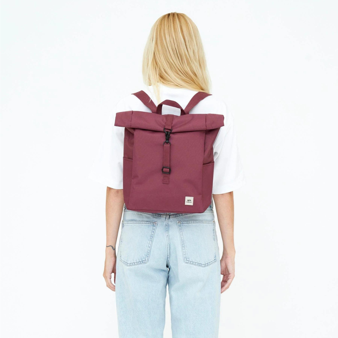 Lefrik Roll Mini Backpack - Plum