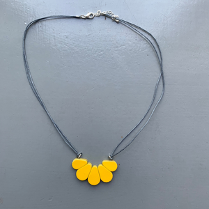 Scallop Necklace - Yellow
