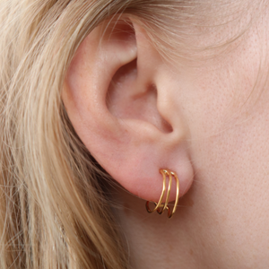 Gold 'Rekha' Earings