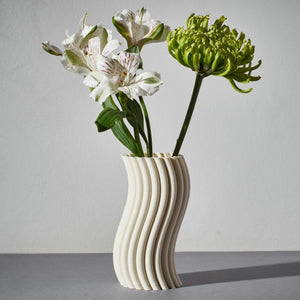 Recycled Curved Column Vase