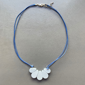 Kay Morgan Blue Scallop Necklace 