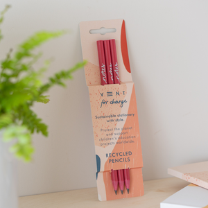 Recycled Pencils NOTES - Coral