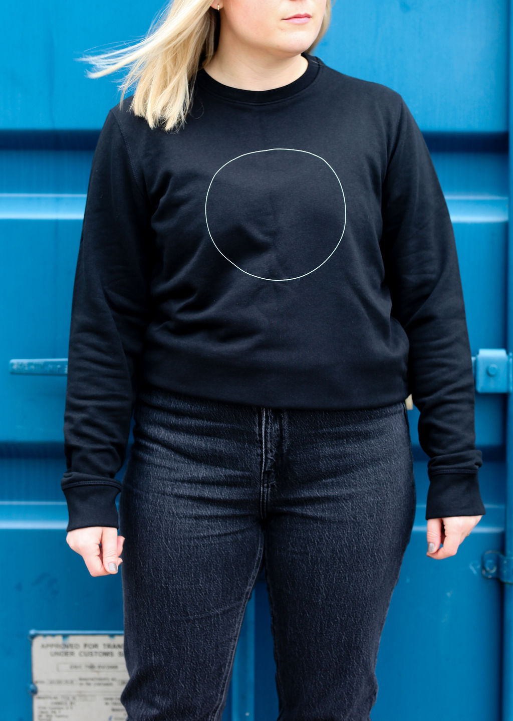 Frankly x LW Circle Sweatshirt - Black