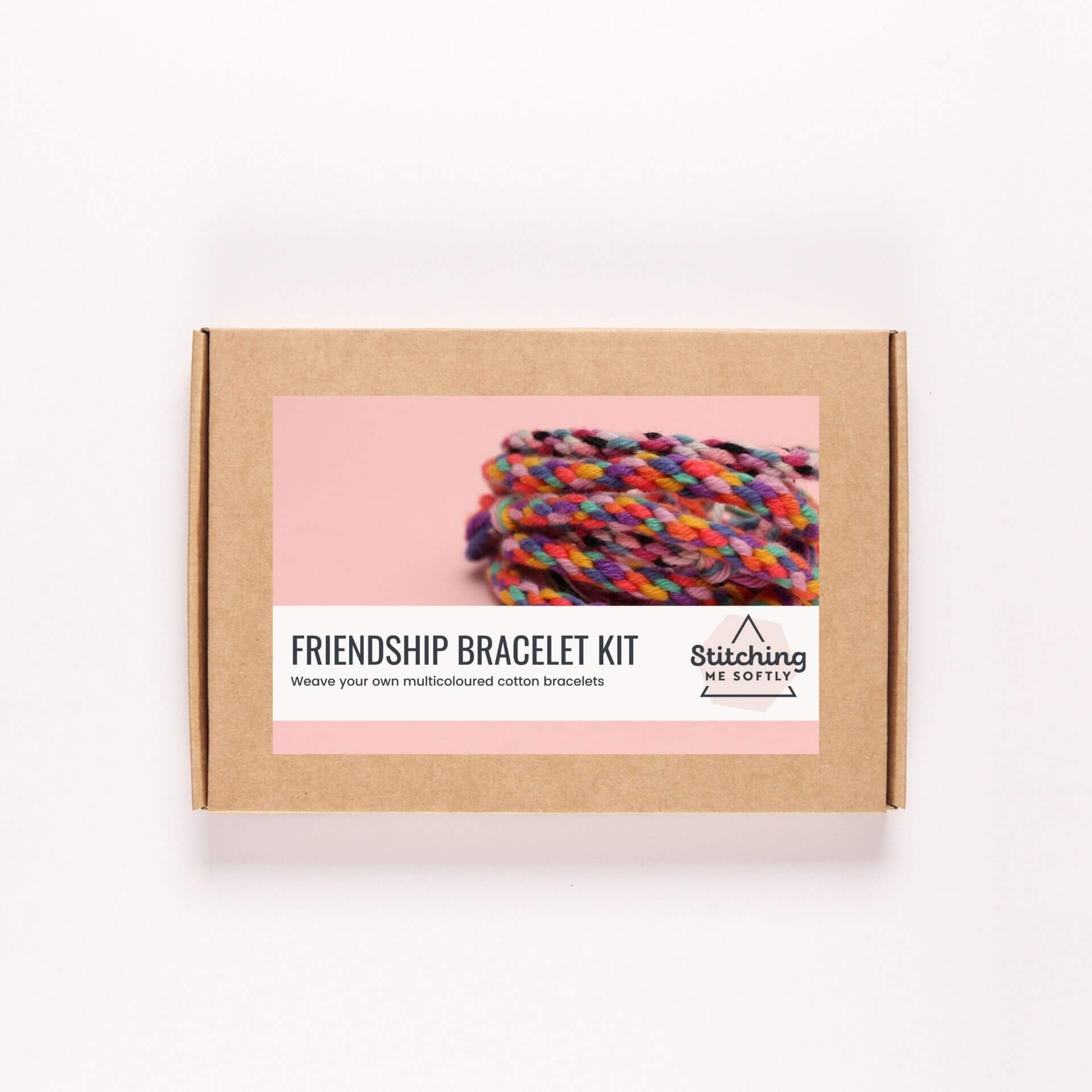 Stitching Me Softly - Recycled Cotton Friendship Bracelet Kit - Brights