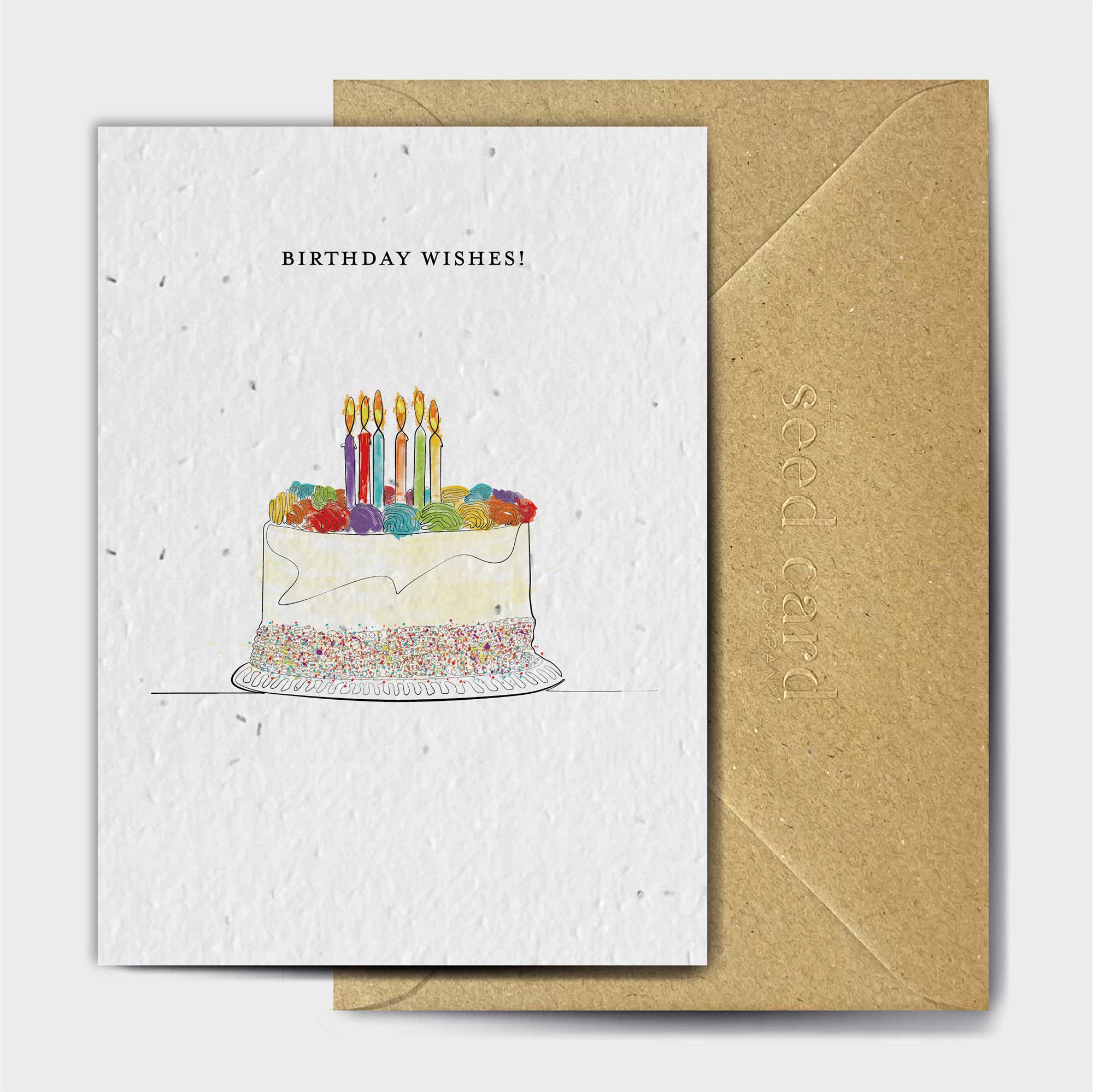 A Bright Cake - Seed Card