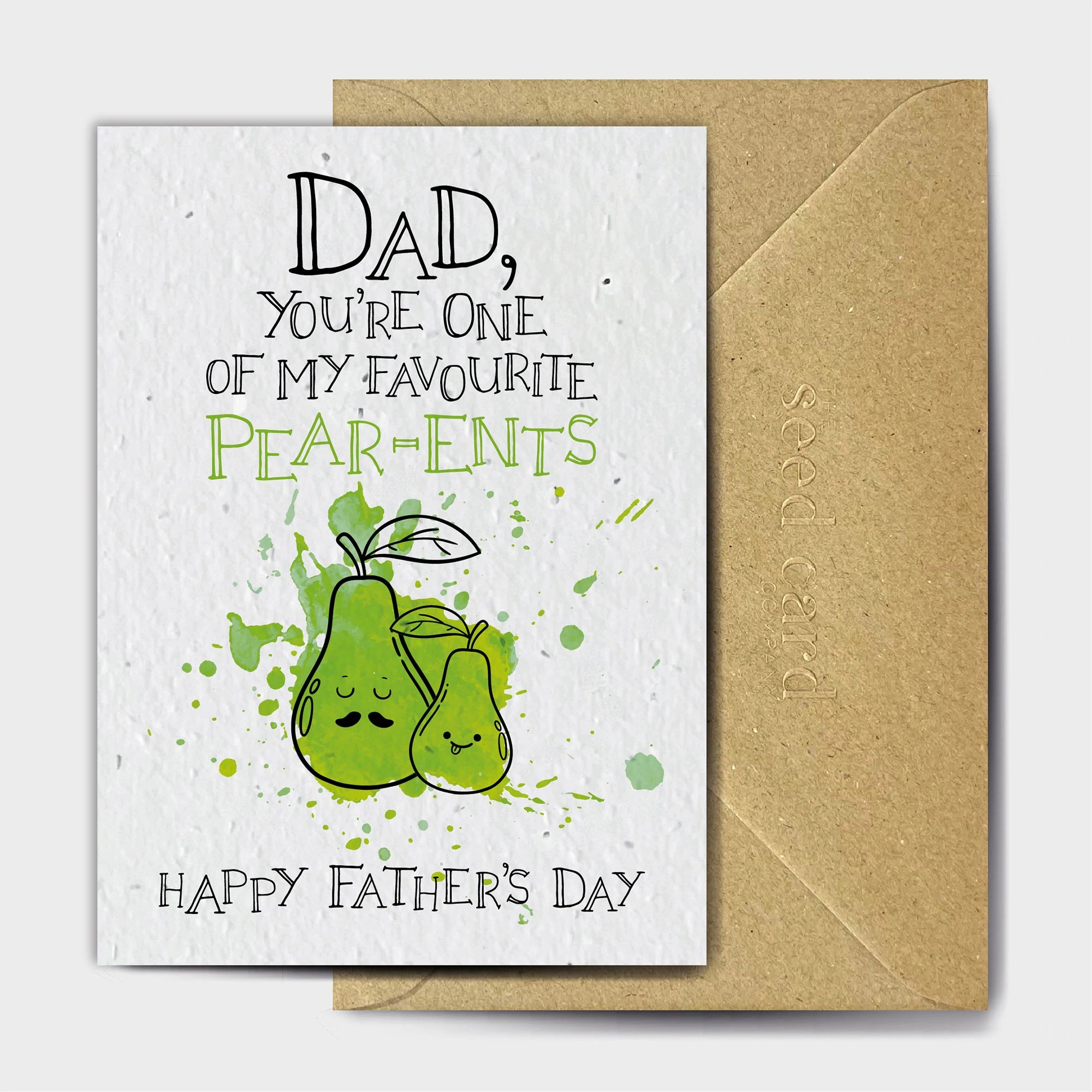 Favourite Pear-Rent Dad - Seed Card