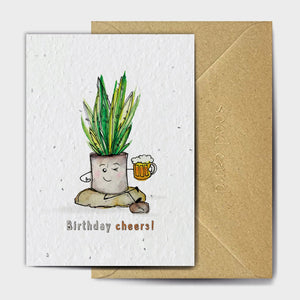 Birthday Cheers - Seed Card