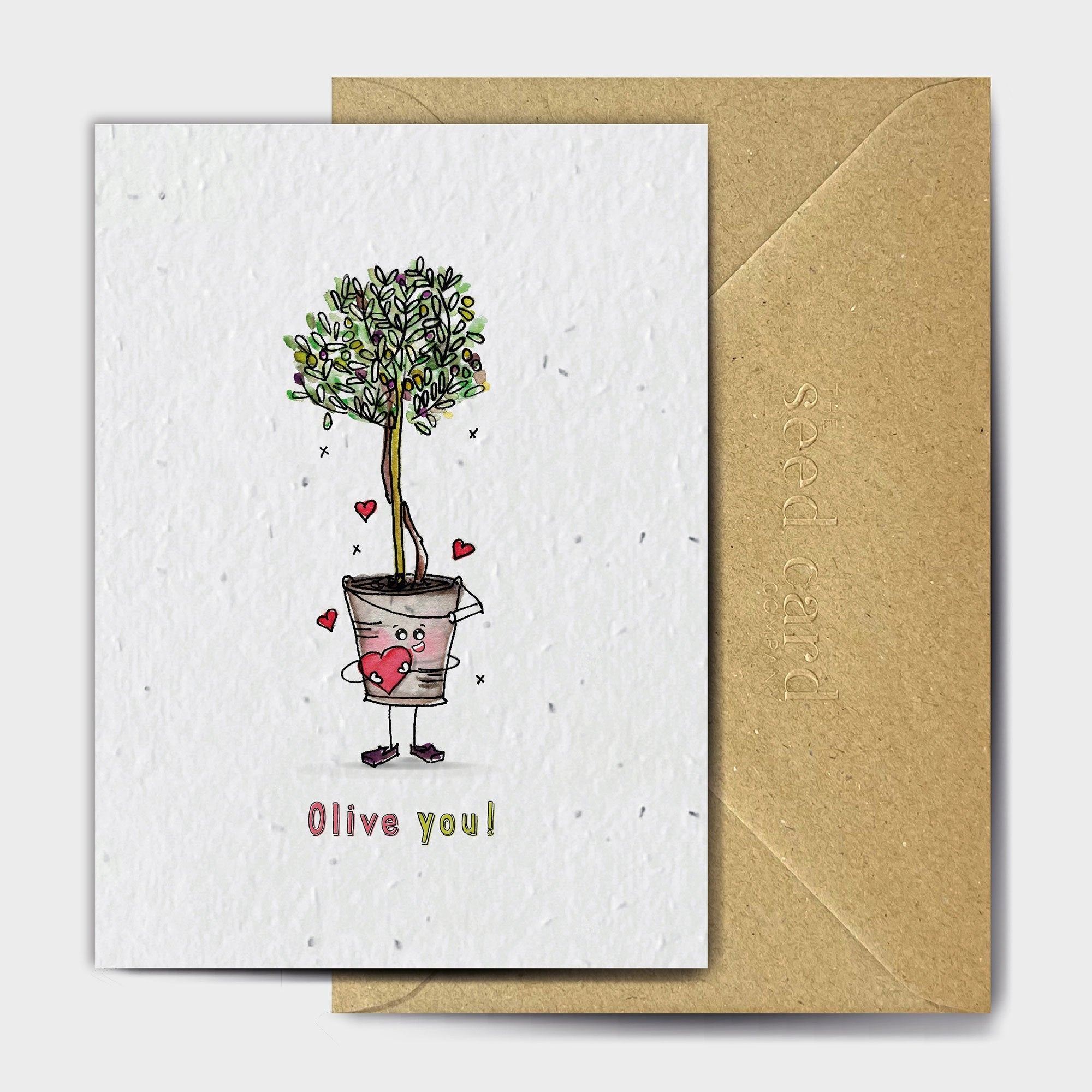 Olive You! - Seed Card