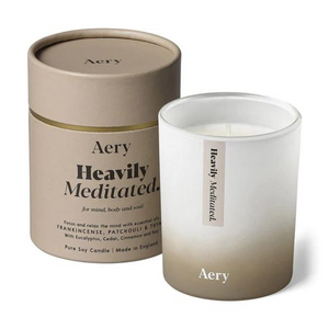 Aery Heavily Meditated Scented Candle - Frankincense, Patchouli & Thyme