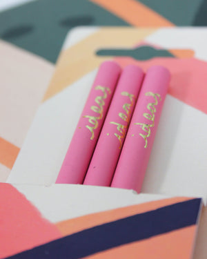 Recycled CD Case Pencils - Pink