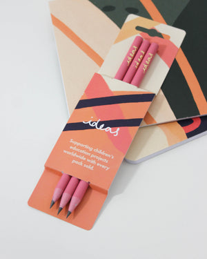 Recycled CD Case Pencils - Pink