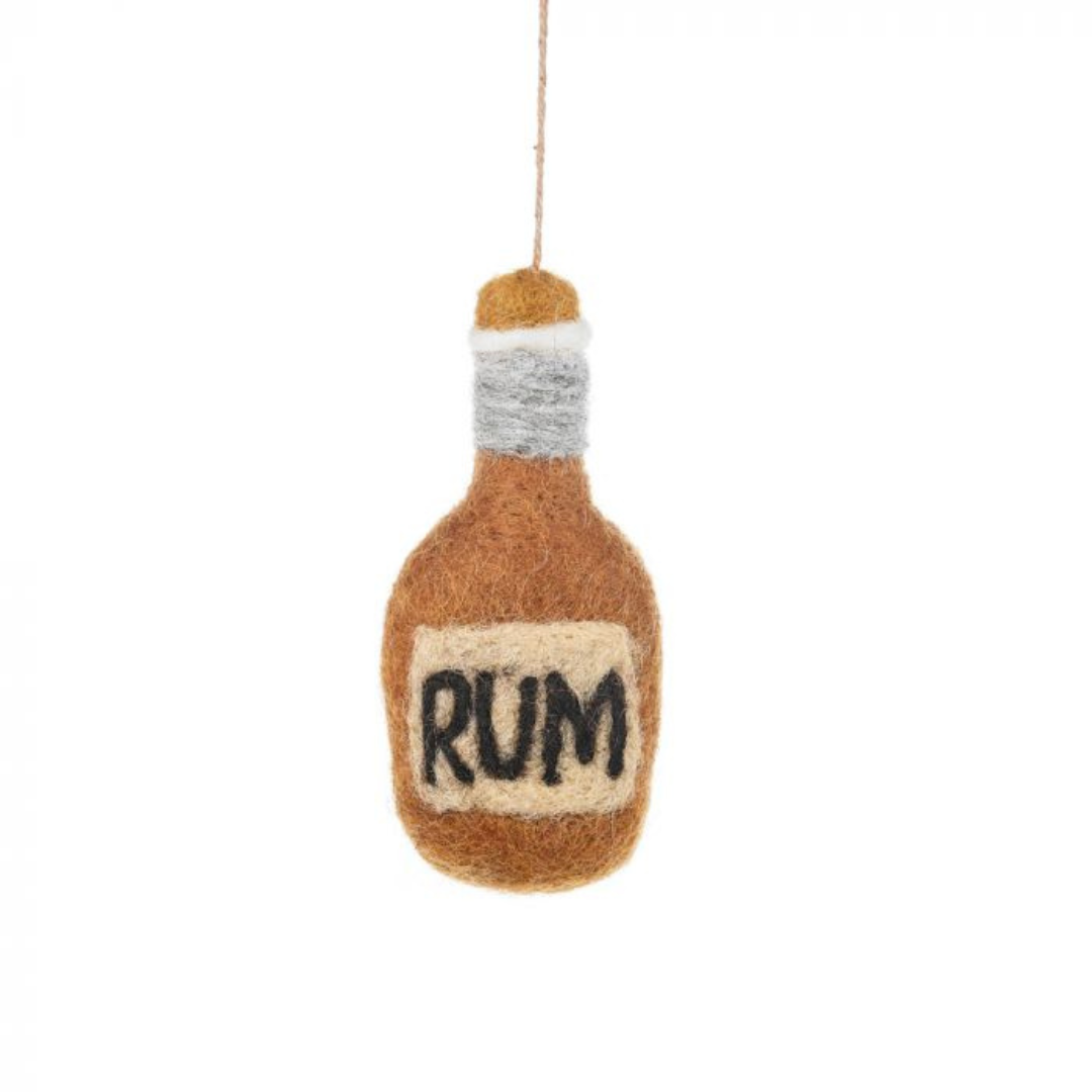 Bottle of Rum Hanging Decoration