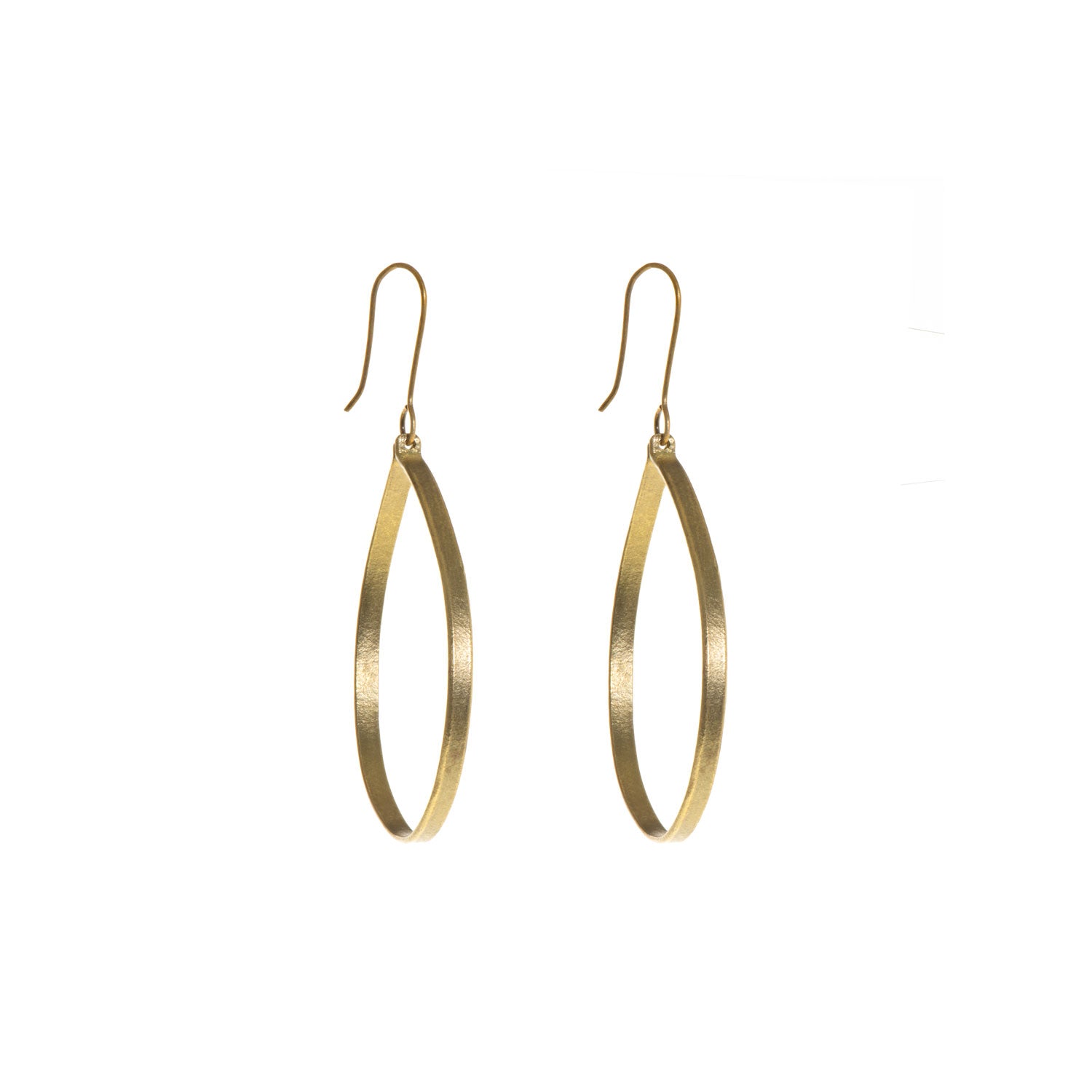 Just Trade Ruthi Brass Large Round Earrings