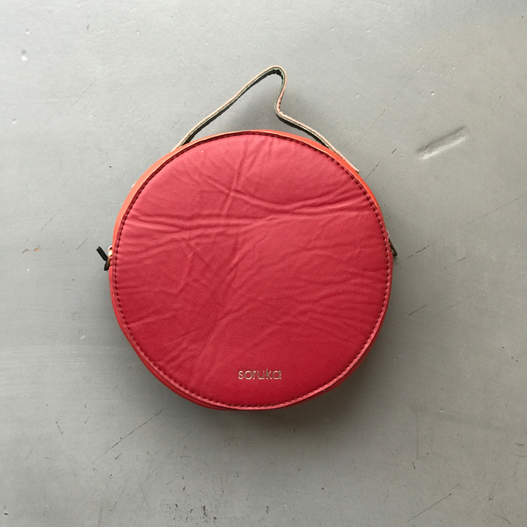 Soruka Recycled Leather Round 'Hera' Bag