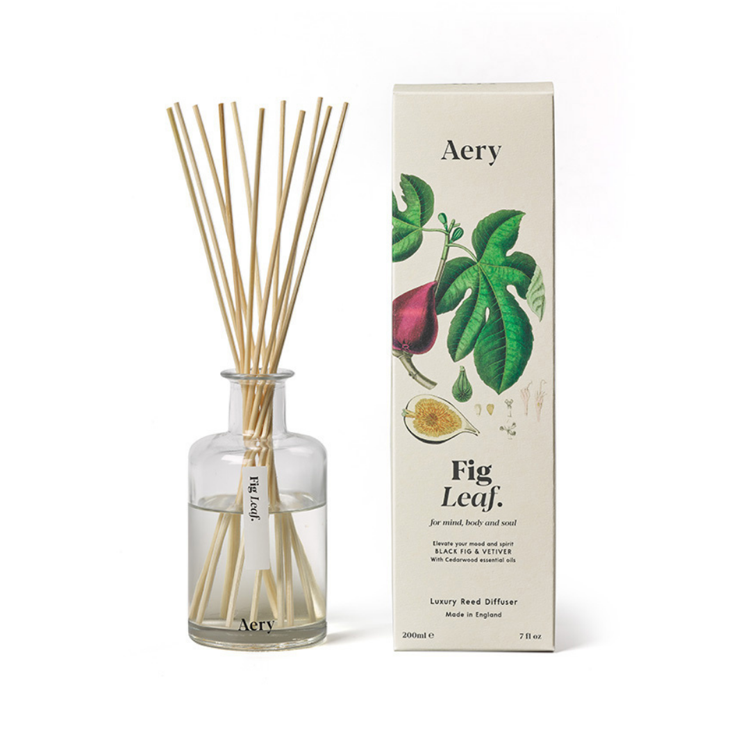 Aery Fig Leaf Reed Diffuser - Black Fig, Vetiver & Cedarwood
