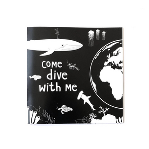 The Little Black & White Book Project Story Book - Come Dive With Me